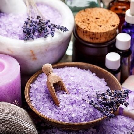 Creative Brand Land- Color Psychology- Violet-Lavender Bath Salts